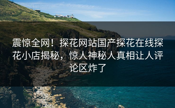 震惊全网！探花网站国产探花在线探花小店揭秘，惊人神秘人真相让人评论区炸了  第1张